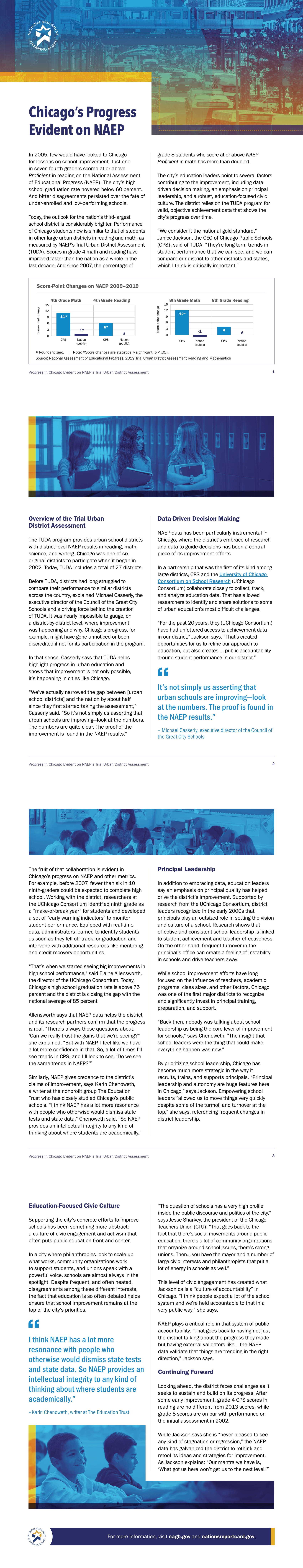 Chicago's Progress Evident on NAEP